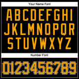 Custom Black Gold-White Authentic Sleeveless Baseball Jersey