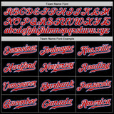 Custom Black Red-Royal Authentic Baseball Jersey