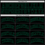 Custom Black Black-Kelly Green Authentic Throwback Basketball Jersey