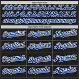Custom Black Royal-White Authentic Baseball Jersey