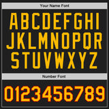 Custom Black Gold-Red Authentic Throwback Basketball Jersey