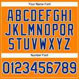 Custom Bay Orange Royal-White Authentic Baseball Jersey