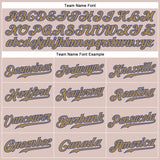 Custom Camo Old Gold-Royal Authentic Salute To Service Baseball Jersey