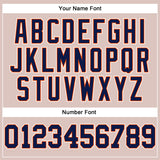Custom Camo Navy-Orange Authentic Salute To Service Baseball Jersey