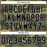 Custom Camo Black-Gray Performance Salute To Service T-Shirt