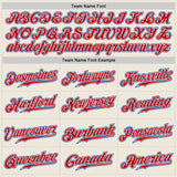 Custom Cream Royal-Red Authentic Baseball Jersey