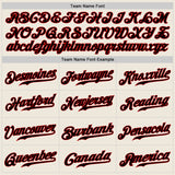 Custom Cream Black-Red Authentic Baseball Jersey