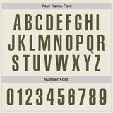 Custom Cream Olive Authentic Baseball Jersey