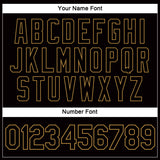 Custom Women's Black Black-Old Gold V-Neck Cropped Baseball Jersey