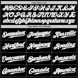 Custom Black White Royal-Gray Authentic Gradient Fashion Baseball Jersey
