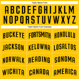 Custom Gold Black Authentic Sleeveless Baseball Jersey