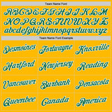 Custom Gold Kelly Green-White Authentic Throwback Basketball Jersey