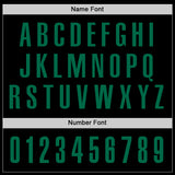 Custom Black Kelly Green Performance Golf Polo Shirt