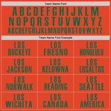 Custom Orange Kelly Green Performance Golf Polo Shirt