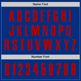 Custom Royal Red Performance Golf Polo Shirt