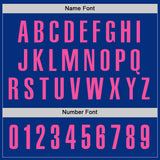 Custom Royal Pink Performance Golf Polo Shirt