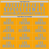 Custom Gold Light Blue Performance Golf Polo Shirt