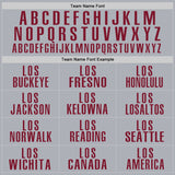 Custom Gray Crimson Performance Golf Polo Shirt