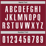 Custom Crimson White Performance Golf Polo Shirt