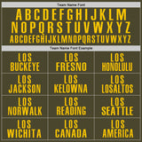 Custom Olive Yellow Performance Salute To Service Golf Polo Shirt