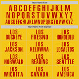 Custom Yellow Red Performance Golf Polo Shirt