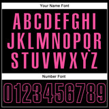 Custom Black Black-Pink Performance Vapor Golf Polo Shirt