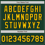 Custom Green Gold-Black Authentic Baseball Jersey