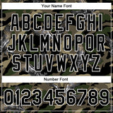 Custom Camo Black-White Eagle 3D Pattern Design Bomber Full-Snap Varsity Letterman Salute To Service Jacket