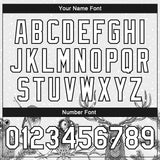 Custom White Black Merry Christmas Animals In Winter 3D Bomber Full-Snap Varsity Letterman Jacket