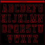 Custom Black Red Dragon 3D Pattern Design Bomber Full-Snap Varsity Letterman Jacket