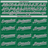 Custom Kelly Green Steel Gray-White Authentic Baseball Jersey