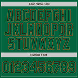 Custom Kelly Green Kelly Green Black-Old Gold Authentic Baseball Jersey
