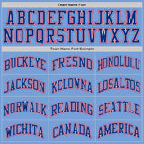 Custom Light Blue Royal-Red Authentic Throwback Basketball Jersey