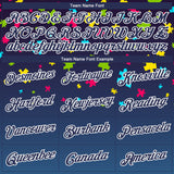 Custom Navy Navy-White Autism Supporter Awareness Puzzle Pieces 3D Pattern Long Sleeve Performance T-Shirt