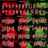 Custom 3D Pattern Halloween Skulls Long Sleeve Performance T-Shirt