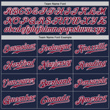 Custom Navy White-Maroon Authentic Baseball Jersey