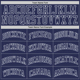 Custom Navy Navy-White Authentic Throwback Basketball Jersey