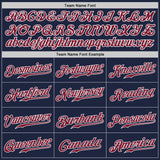 Custom Navy Crimson-White Authentic Baseball Jersey
