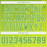 Custom Neon Green Neon Green-Gold Round Neck Sublimation Basketball Suit Jersey