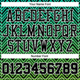 Custom Neon Green Black-White Round Neck Sublimation Basketball Suit Jersey