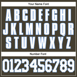 Custom Olive White-Light Blue Authentic Throwback Salute To Service Basketball Jersey