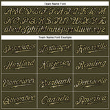 Custom Olive Camo-Black Authentic Sleeveless Salute To Service Baseball Jersey