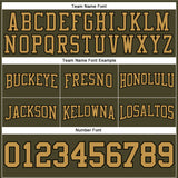 Custom Stitched Olive Old Gold-Black Football Pullover Sweatshirt Salute To Service Hoodie