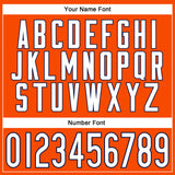 Custom Orange White-Navy Authentic Sleeveless Baseball Jersey