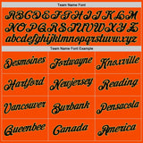 Custom Orange Black-Old Gold Authentic Throwback Basketball Jersey