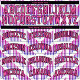 Custom Purple Pink-Black Round Neck Sublimation Basketball Suit Jersey