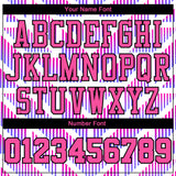 Custom Purple Pink-Black Round Neck Sublimation Basketball Suit Jersey