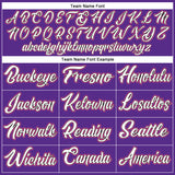 Custom Purple Pink-Black Authentic Baseball Jersey