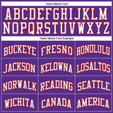 Custom Purple White-Red Authentic Throwback Basketball Jersey