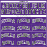 Custom Purple White Steel Gray-Black Authentic Throwback Basketball Jersey